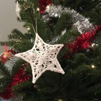 Étoile de noël au crochet